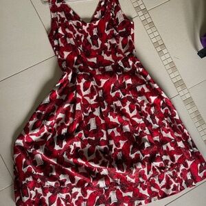 Land's End Red Dress 12 EUC